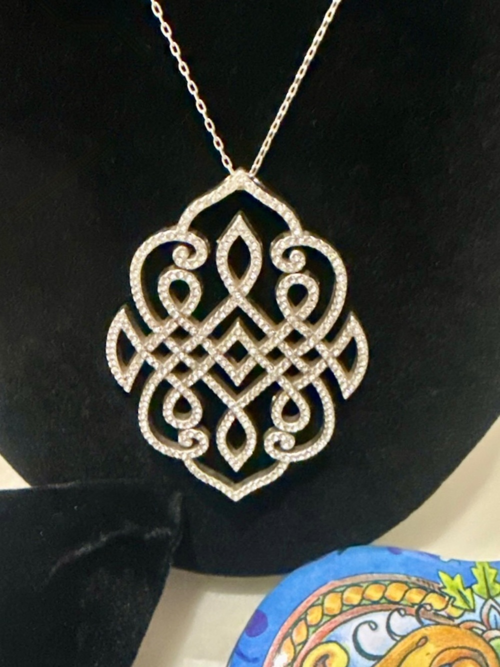 Brighton TAMAL Swarovski Crystal Silver Statement Necklace Bracelet Earring RARE - Picture 4 of 6
